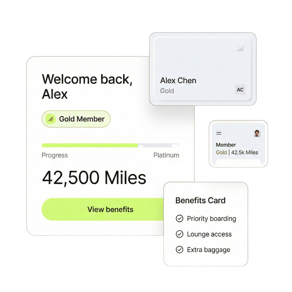 Build digital experiences for frequent flyers