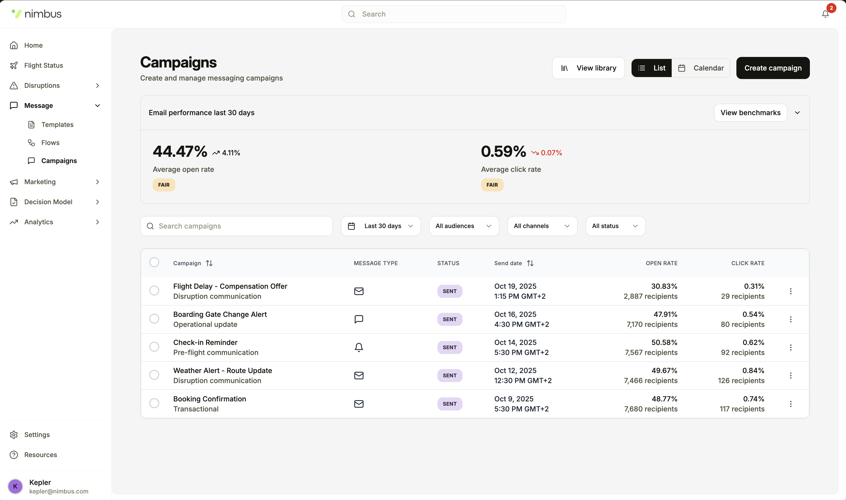 Passenger communications, done properly.